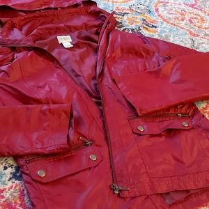 Chico's maroon light jacket